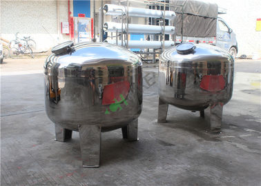 1T/2T  High Pressure RO Water Storage Tank Stainless Steel Water Vessel For Beer , Milk
